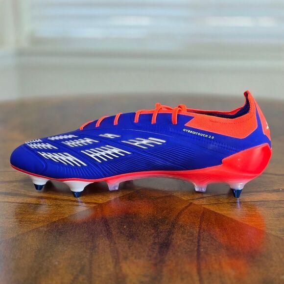 Adidas Predator Elite SG Soft Ground Soccer Shoes Cleats Blue White IF6323 11 - Picture 9 of 15